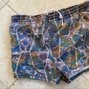 Vintage men’s California short swim trunks size M